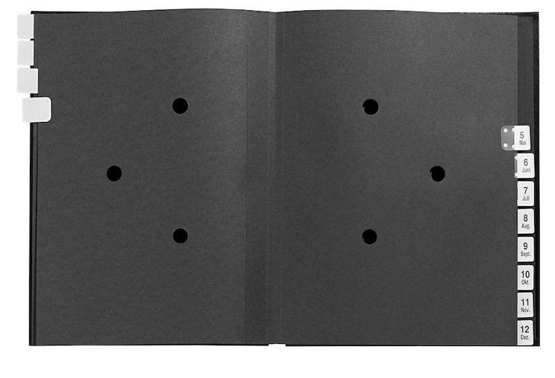 dots Pultordner 1-12, Jan.-Dez. blau, 1 St.