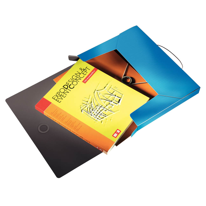 LEITZ Heftbox Solid 4568 3,0 cm hellblau, 1 St.