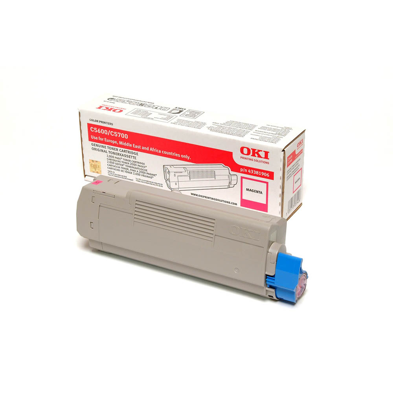 OKI Toner-Kit magenta (43381906)