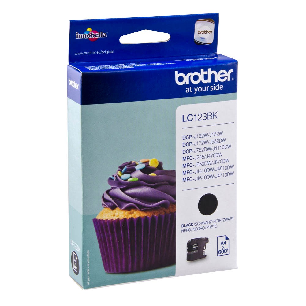Brother Tintenpatrone schwarz (LC-123BK)