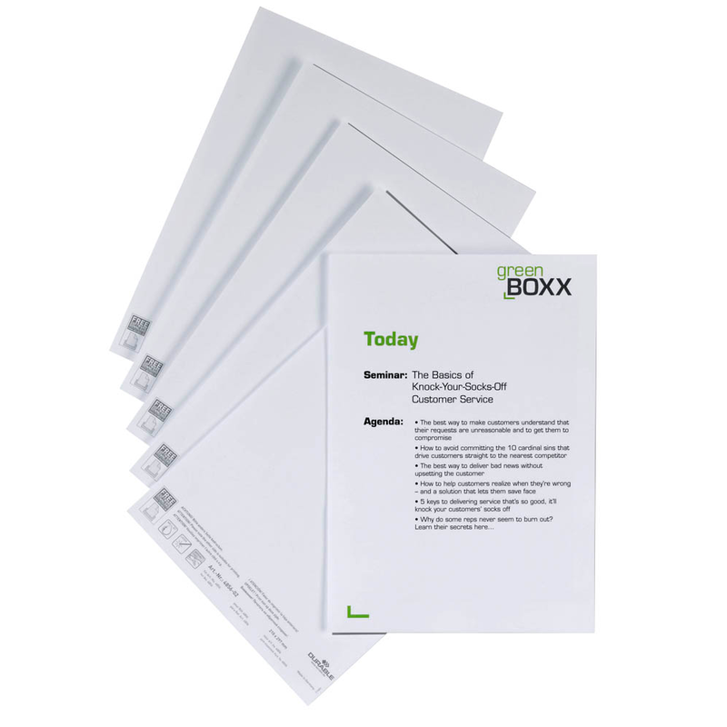 DURABLE Einsteckschilder für Namensschilder DOOR SIGN REFILL 21,0 x 29,7 cm, 10 St.