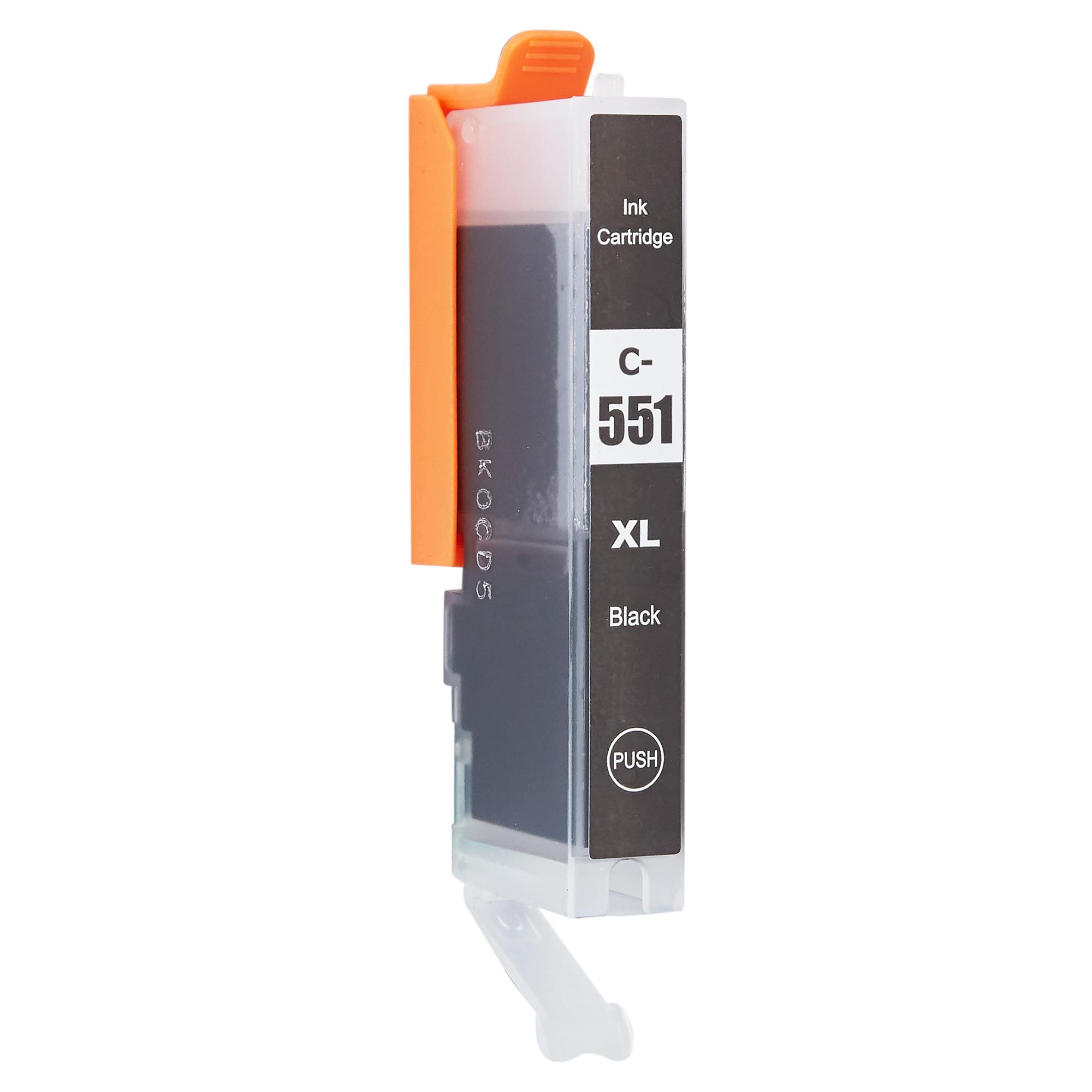 Kompatibel zu Canon CLI-551BK / 6443B001 Tinte Black XL