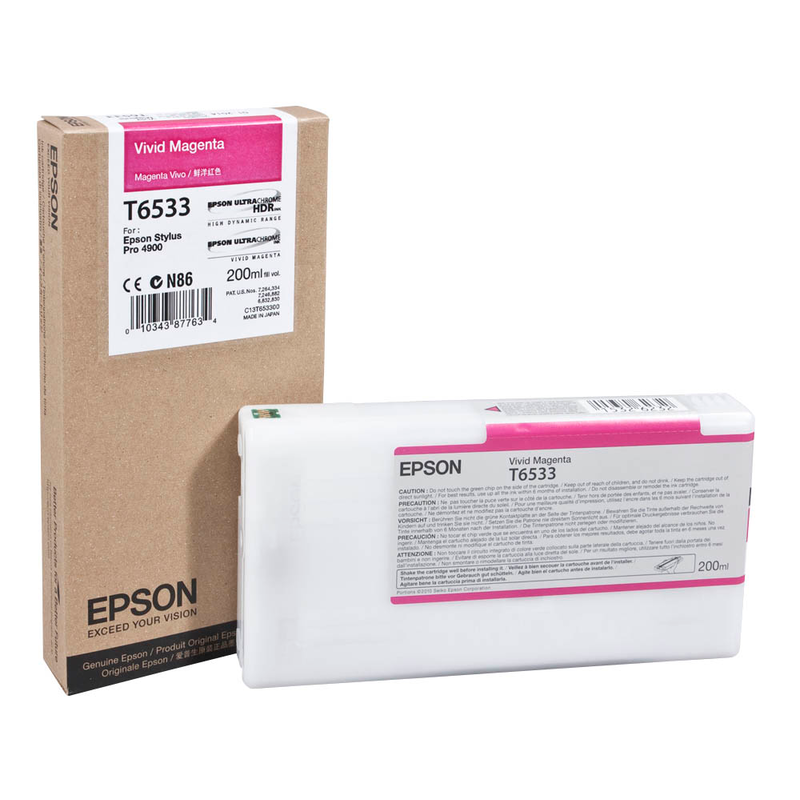Epson Tintenpatrone magenta (C13T653300, T6533)