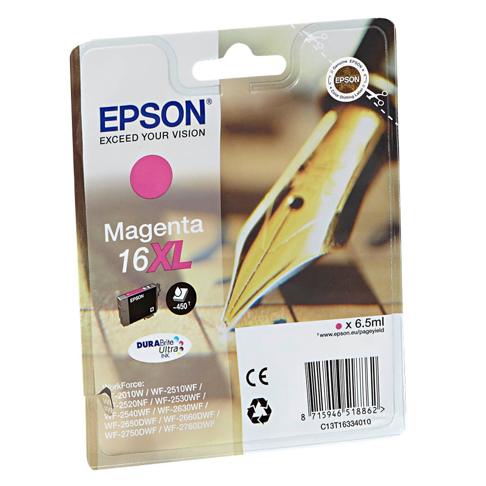 Epson 16 XL / C13T16334012 Tinte Magenta