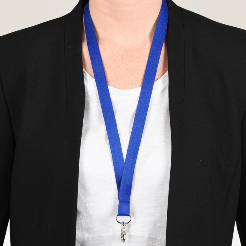 AVERY Zweckform Lanyards 4842B, Karabiner, blau, 10 St.