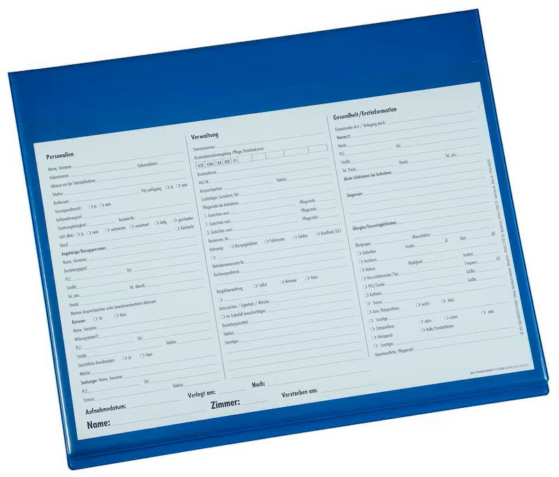 BOI Ringmappe Solid blau, 1 St.