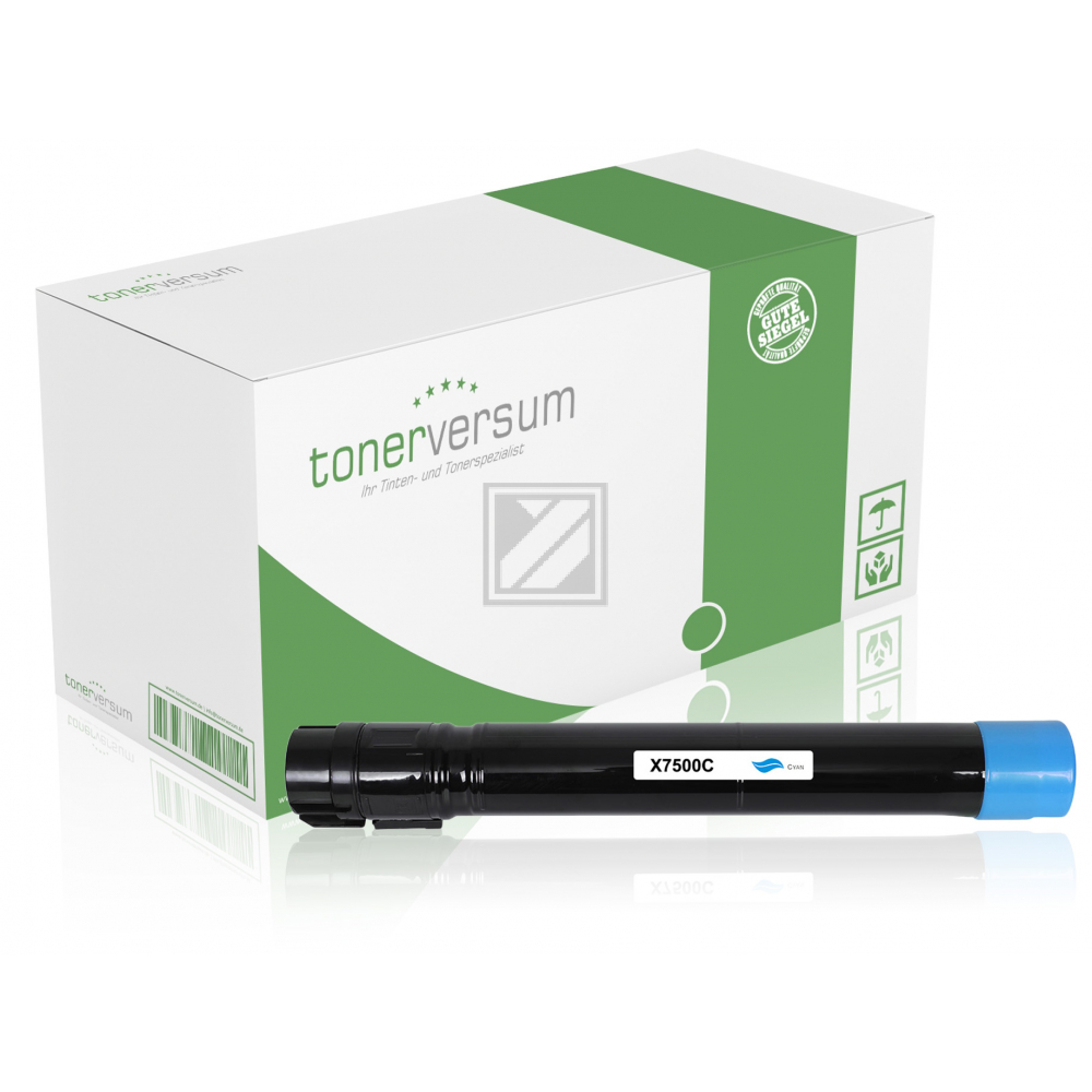 Tonerversum Toner-Kit cyan HC (TV104759) ersetzt 106R01436
