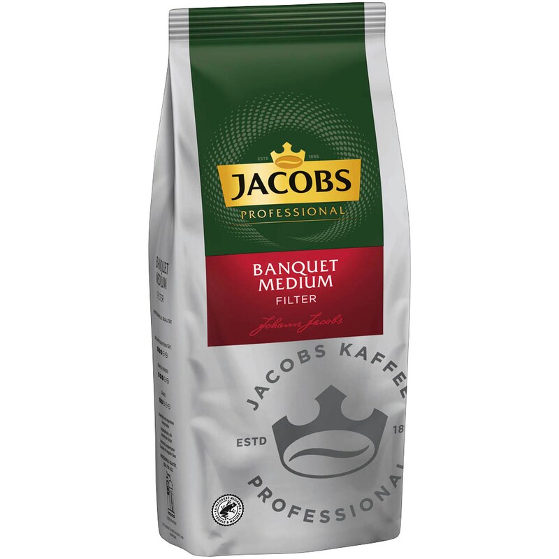 JACOBS BANQUET MEDIUM Kaffee, gemahlen, Arabica- und Robustabohnen 1000,0 g