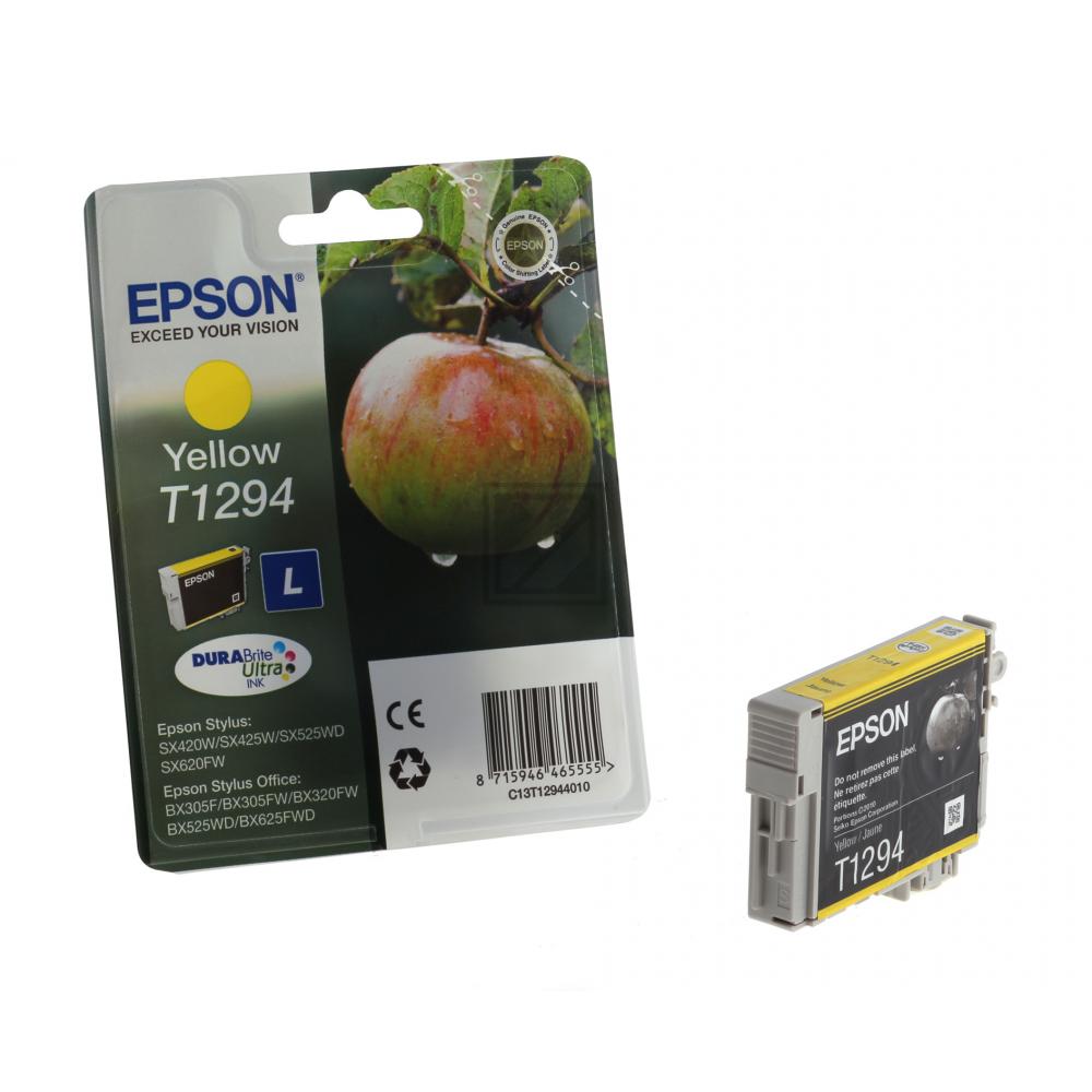 Epson Tintenpatrone gelb SC (C13T12944012, T1294)