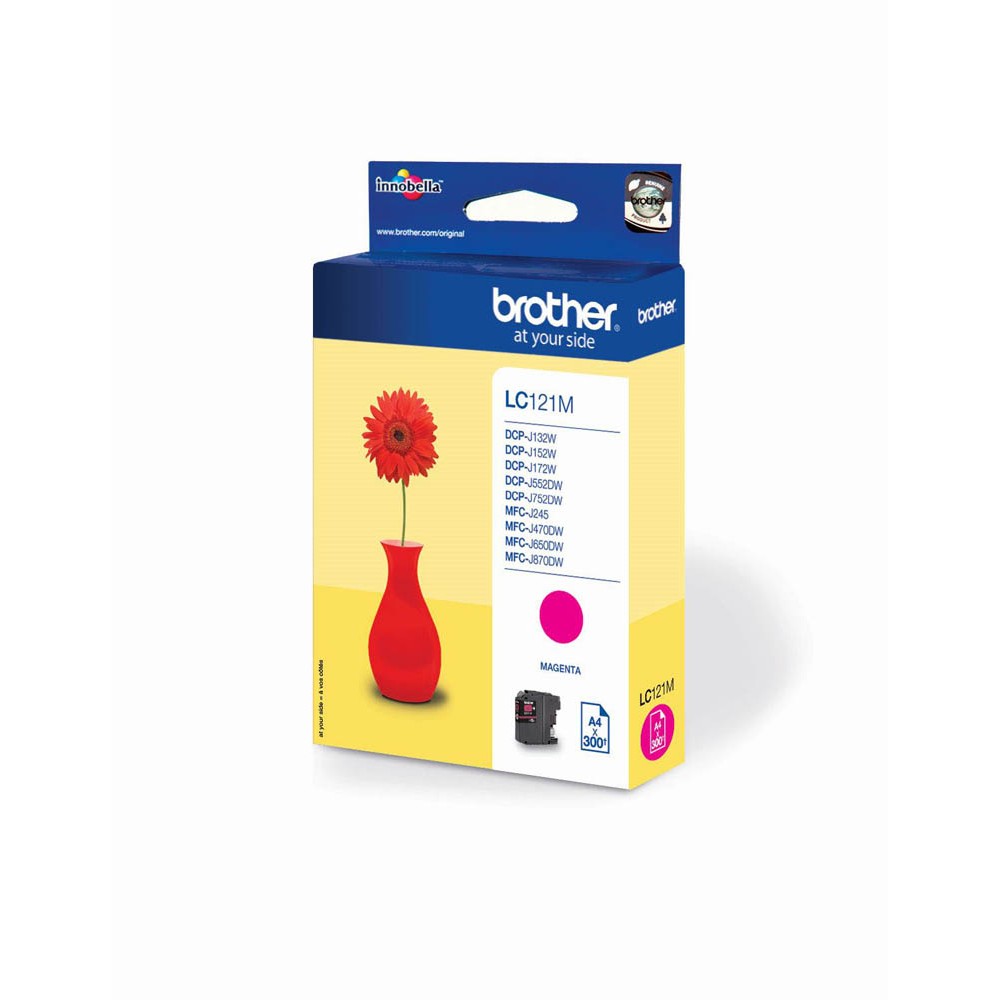 Brother Tintenpatrone magenta (LC-121M)