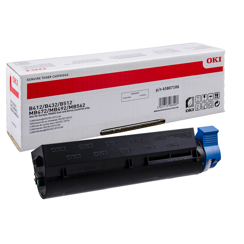 OKI Toner-Kit schwarz HC (45807106)