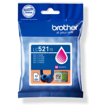 Brother Tintenpatrone magenta (LC-521M)