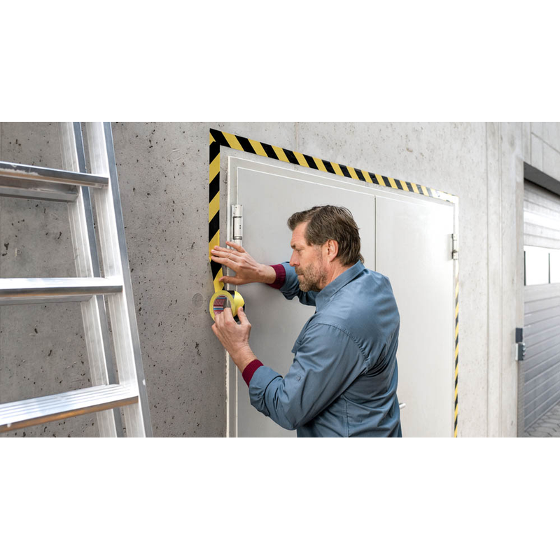 tesa Warnklebeband Signal PREMIUM schwarz/gelb 50,0 mm x 66,0 m 1 Rolle