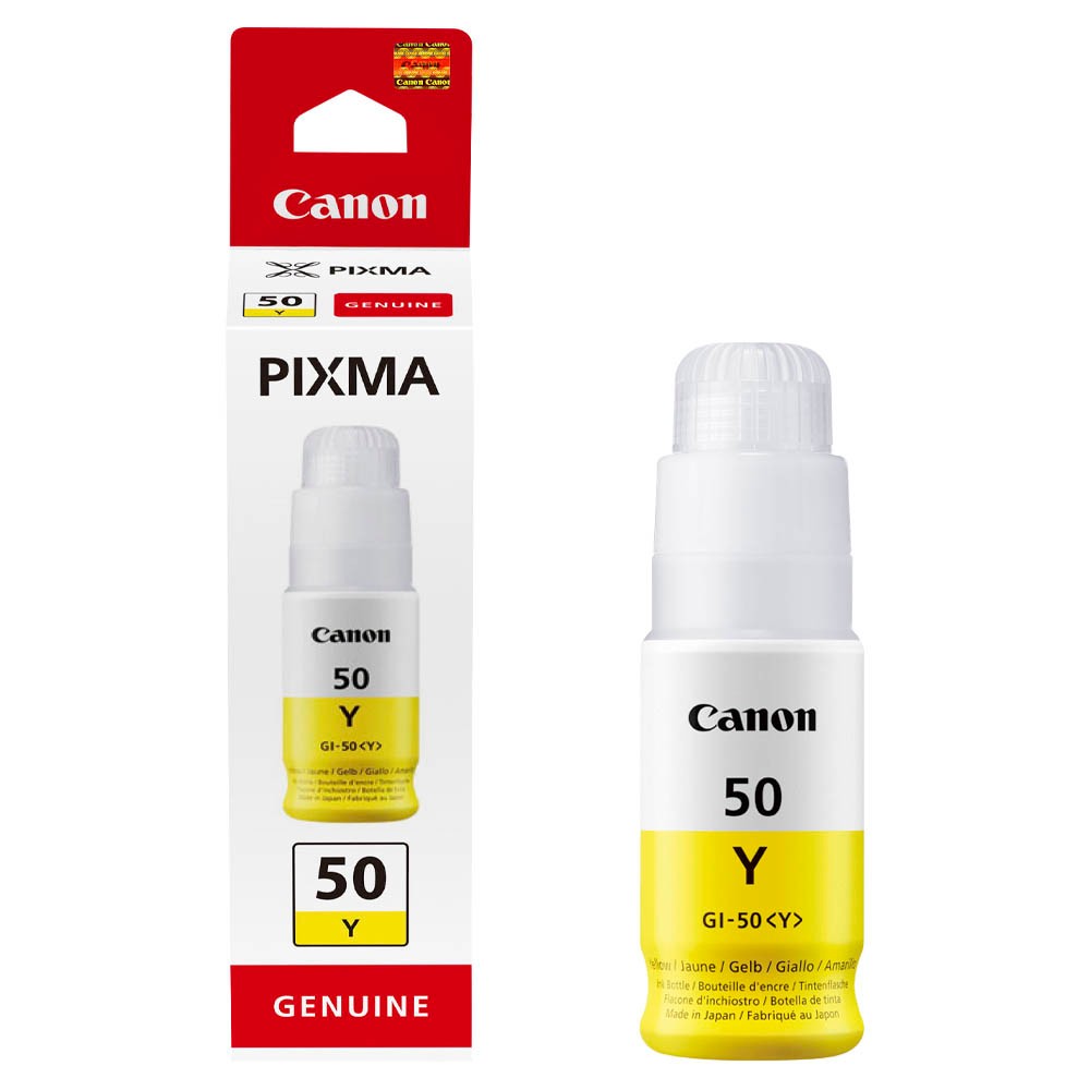 Canon Tintennachfüllfläschchen gelb (3405C001, GI-50Y)