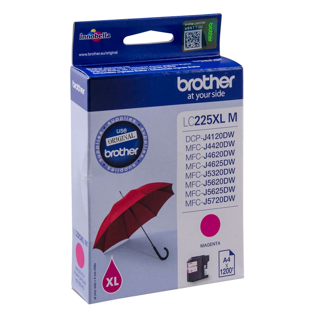 Brother Tintenpatrone magenta HC (LC-225XLM)