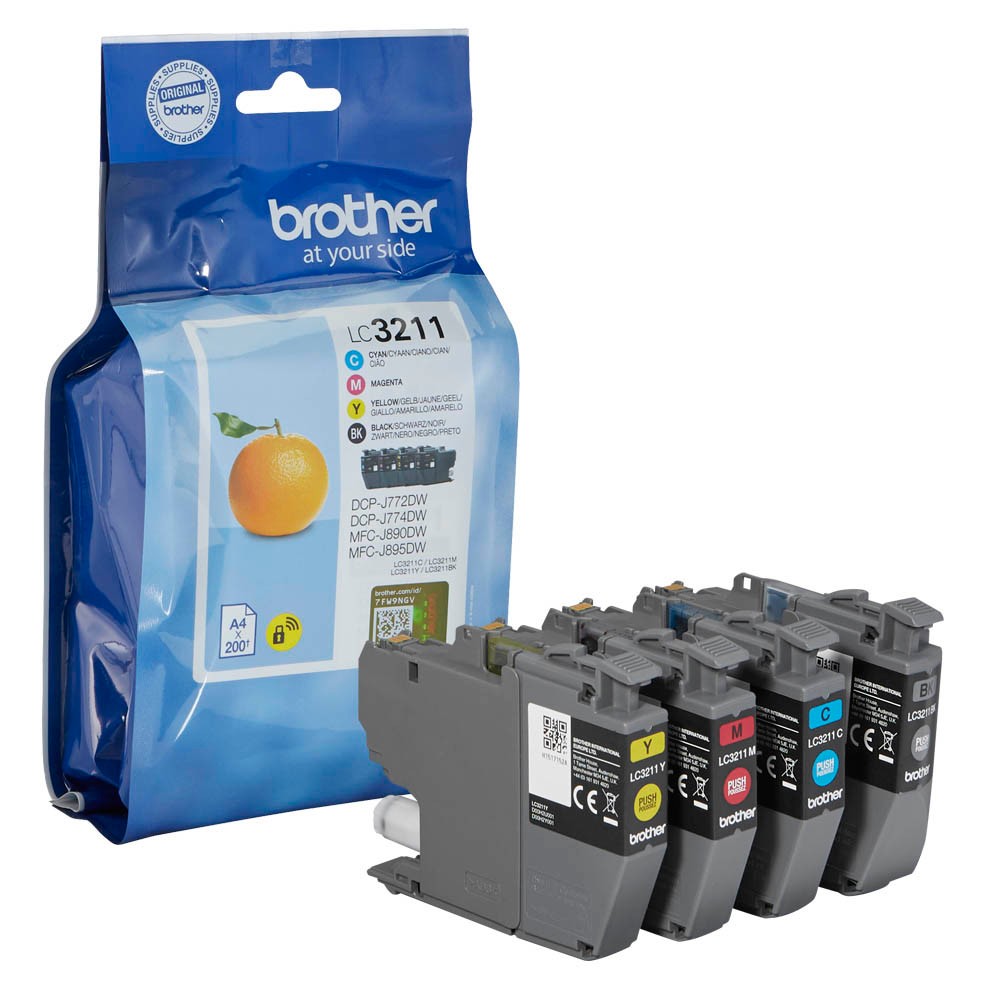 Brother LC-3211VALDR Tinten Multipack CMYK (4er Set)