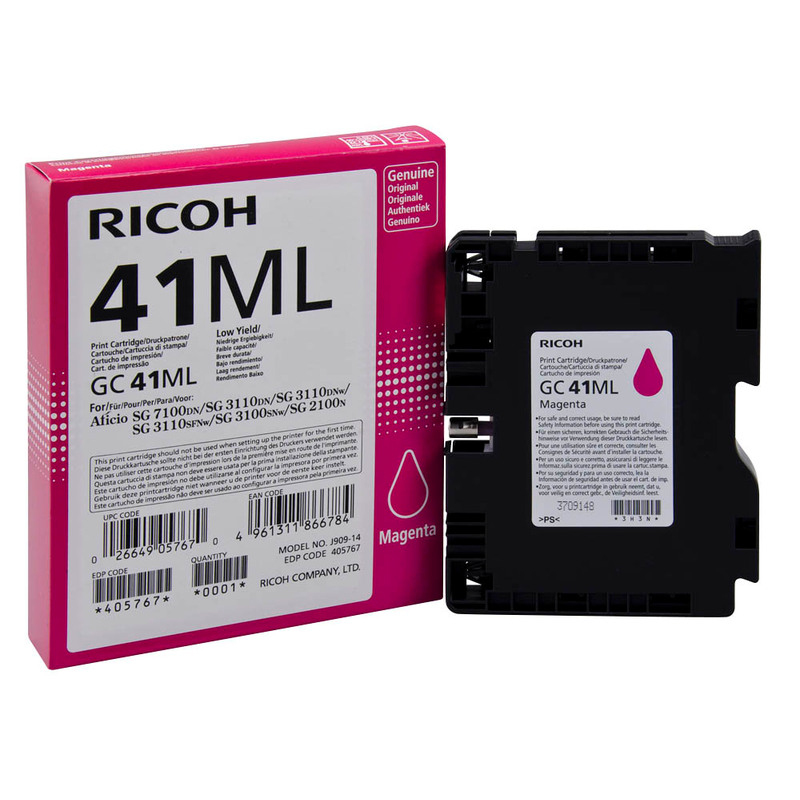 Ricoh Gel-Kartusche magenta (405767, GC-41M)