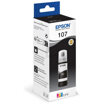 Epson Tintennachfüllfläschchen photo schwarz (C13T09B140, 107)