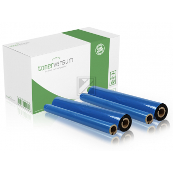 Tonerversum Thermo-Transfer-Rolle 2 x schwarz (103822) ersetzt PC-72RF