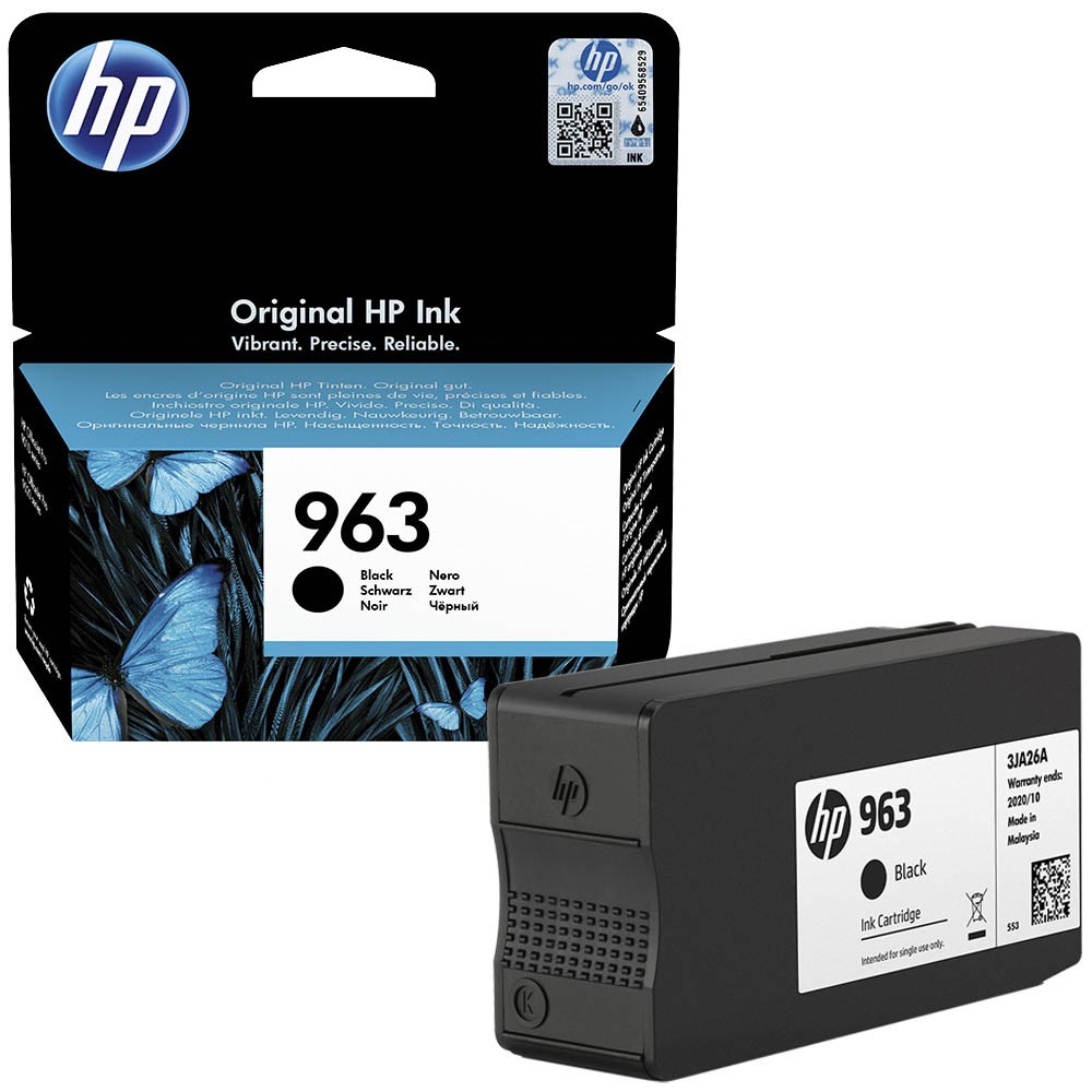 HP 963 / 3JA26AE Tinte Black