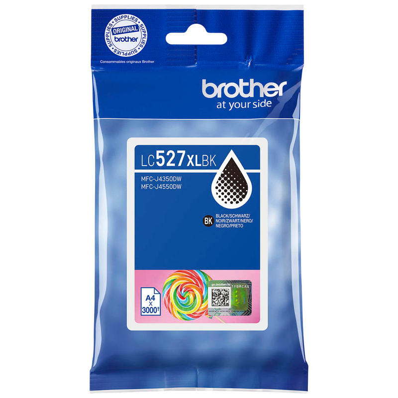 Brother Tintenpatrone schwarz HC (LC-527XLBK)