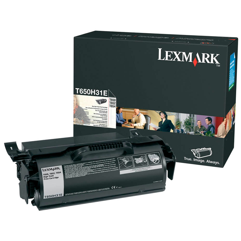 Lexmark Toner-Kartusche schwarz HC (T650H31E)