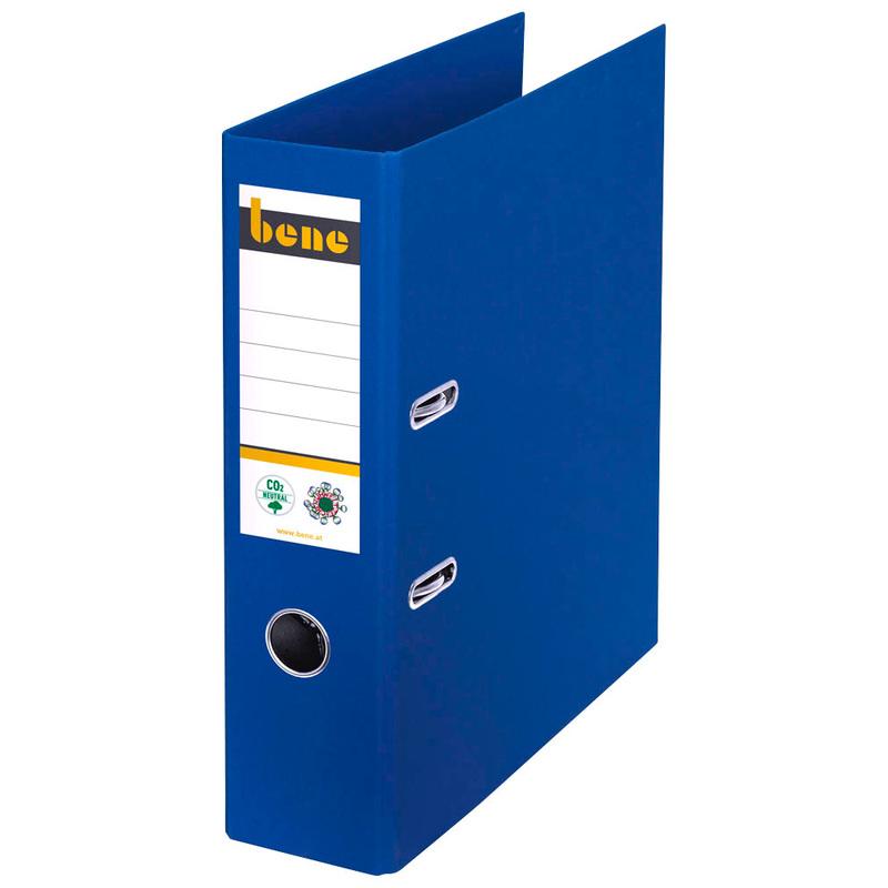 bene No.1 Ordner blau Karton 8,0 cm DIN A4, 1 St.