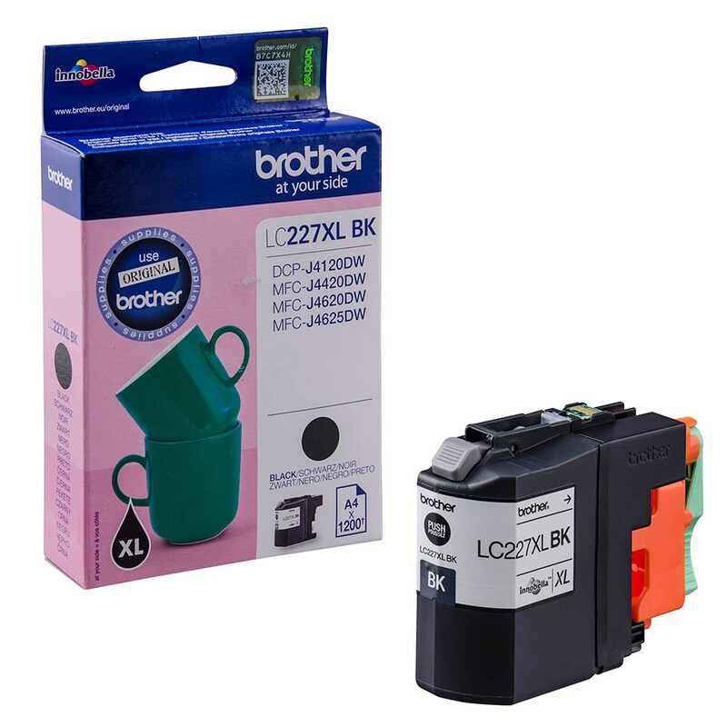 Brother Tintenpatrone schwarz HC (LC-227XLBK)