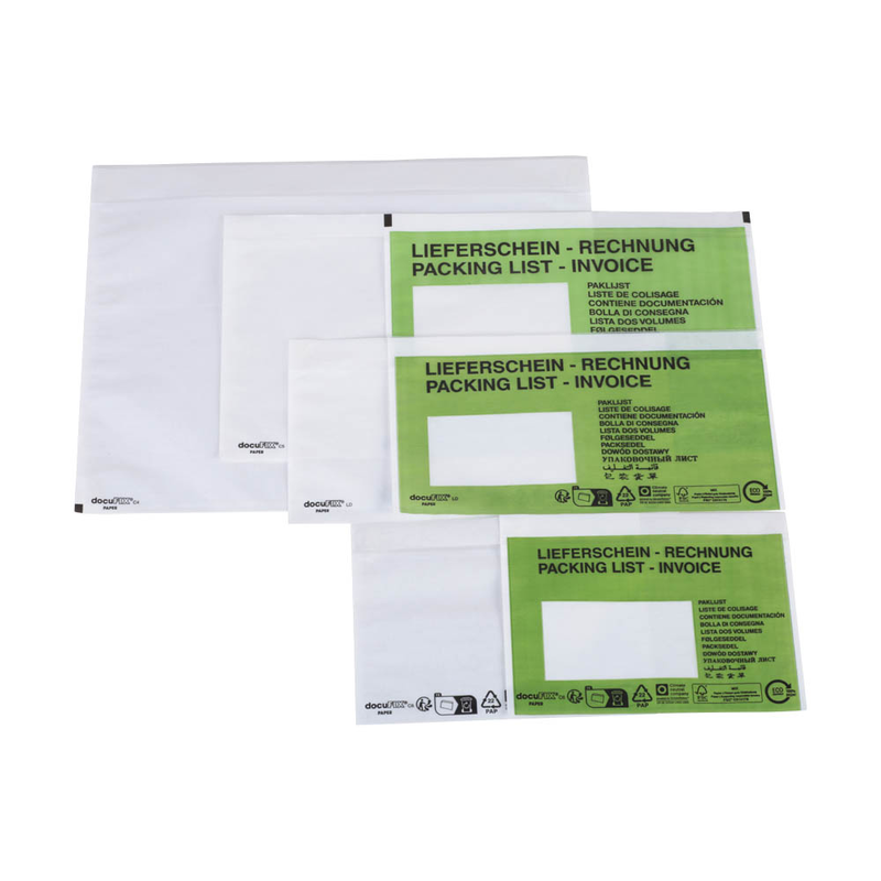 docuFIX® PAPER Lieferscheintaschen Papier DIN C6 1.000 St.
