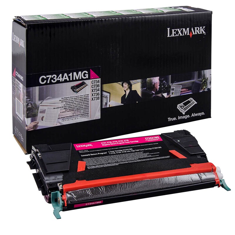 Lexmark Toner-Kartusche Prebate magenta (C734A1MG)