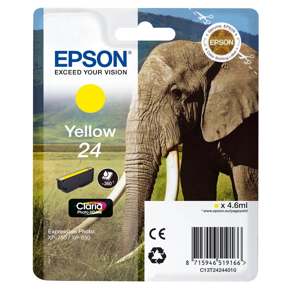 Epson 24 / C13T24244012 Tinte Yellow