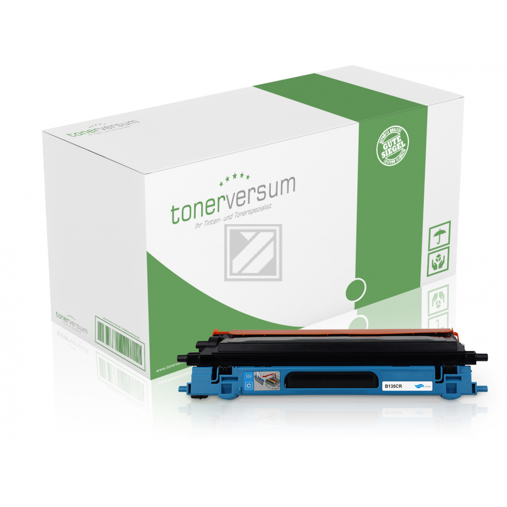 Tonerversum Toner-Kit cyan HC (101123) ersetzt TN-135C