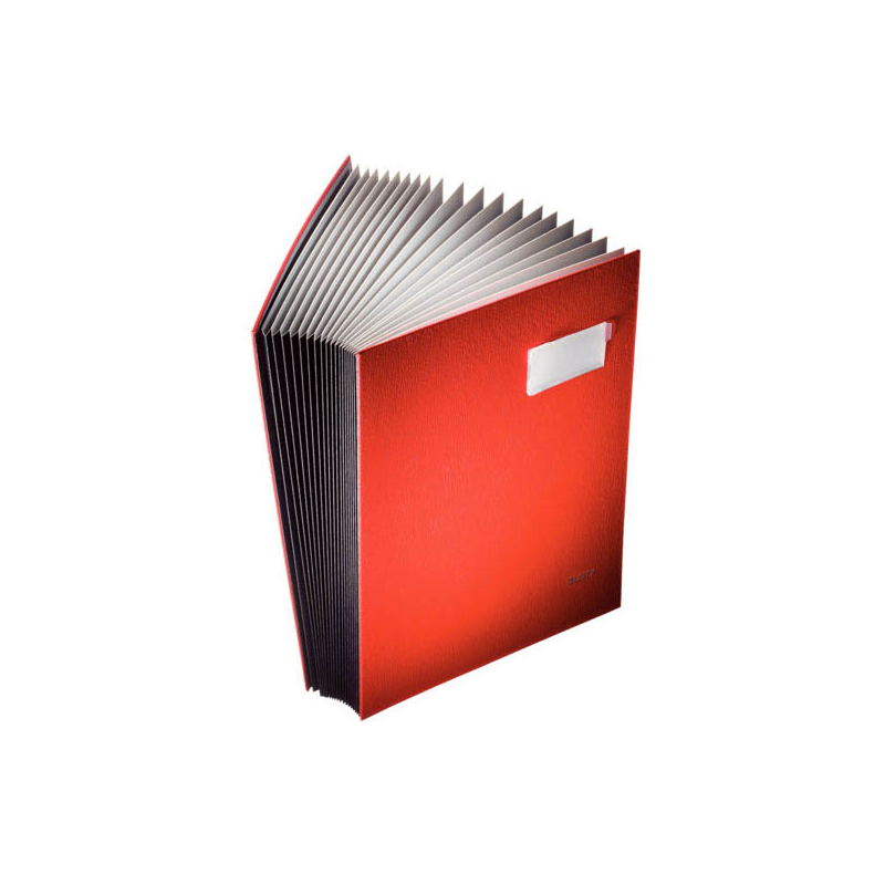 LEITZ Unterschriftenmappe Unterschritsmappe 5700 20 Fächer rot, 1 St.