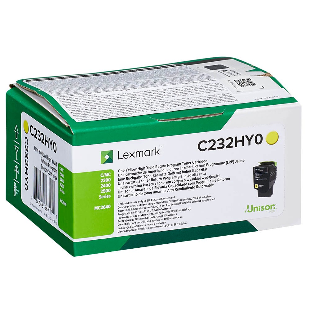 Lexmark C232HY0 Toner Yellow