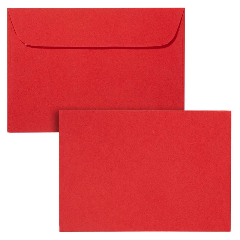 artoz Briefumschläge Mosaic DIN C6 ohne Fenster feuerrot haftklebend 20 St.