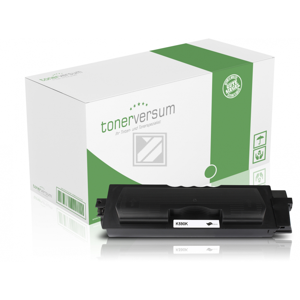 Tonerversum Toner-Kit schwarz (102424) ersetzt TK-590K