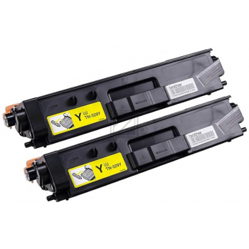 Brother Toner-Kit 2 x gelb HC plus (TN-329YTWIN)