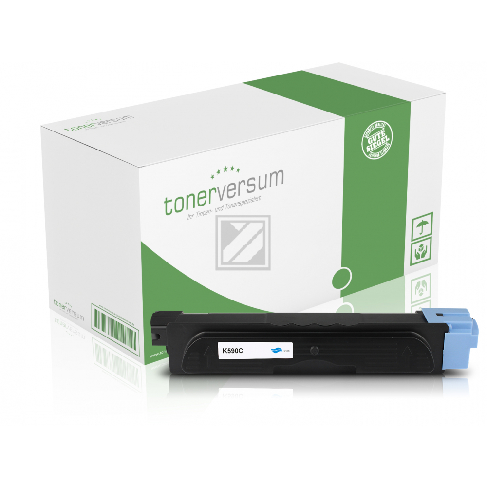 Tonerversum Toner-Kit cyan (102422) ersetzt TK-590C