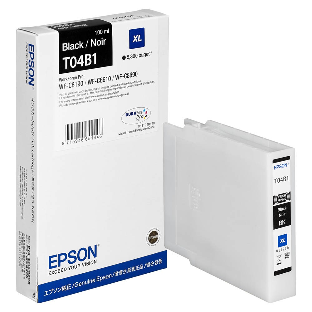 Epson T04B1XL / C13T04B140 Tinte Black