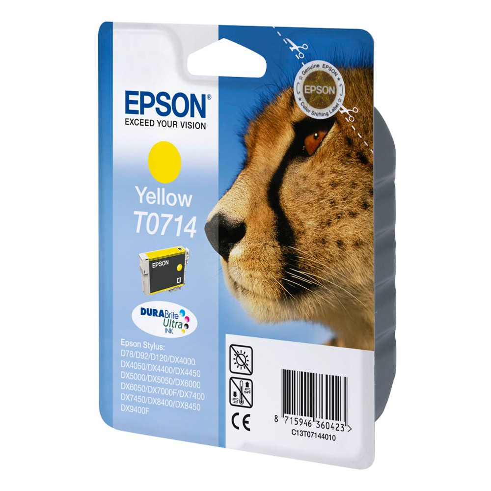 Epson T0714 / C13T07144012 Tinte Yellow