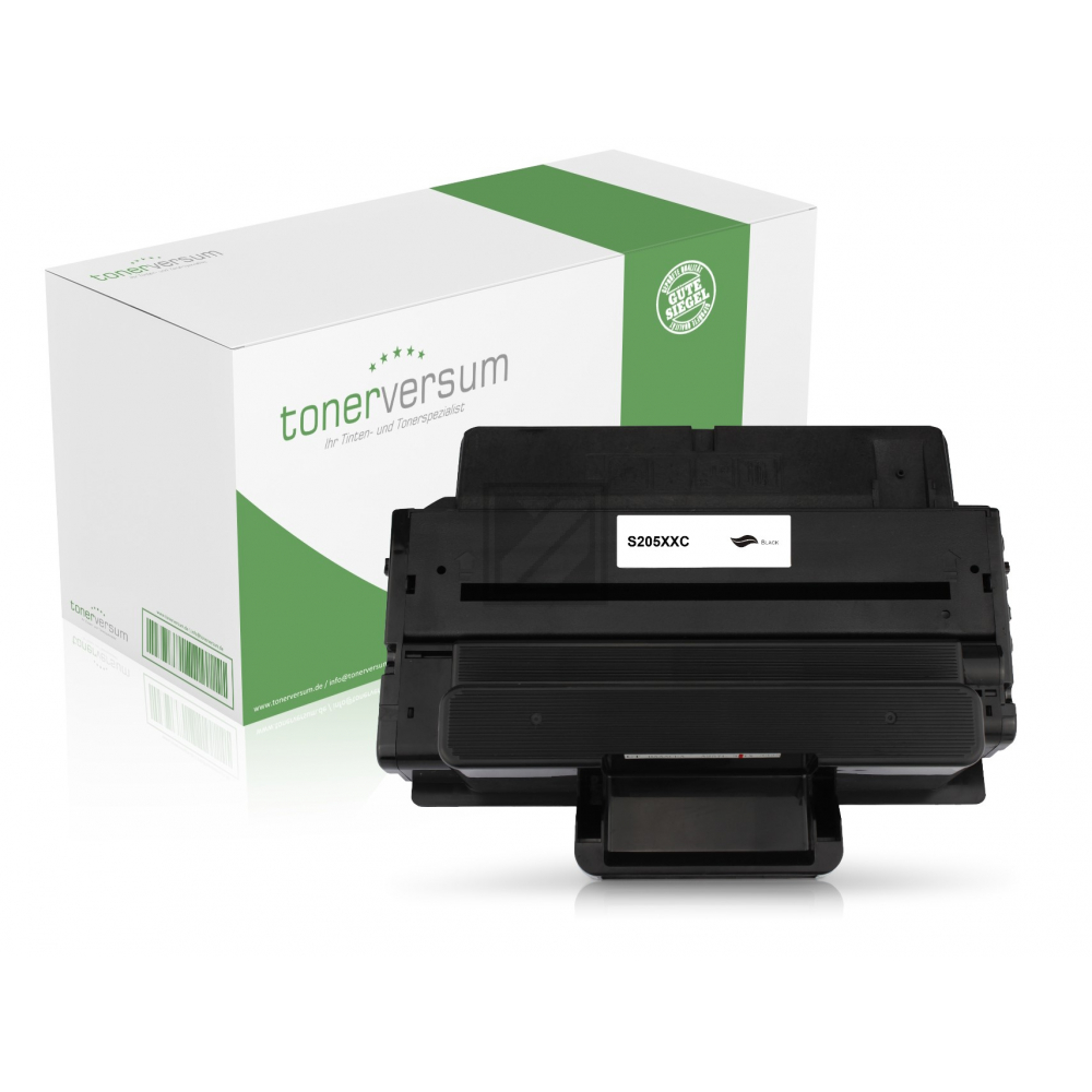 Tonerversum Toner-Kartusche schwarz HC plus (103237) ersetzt 205