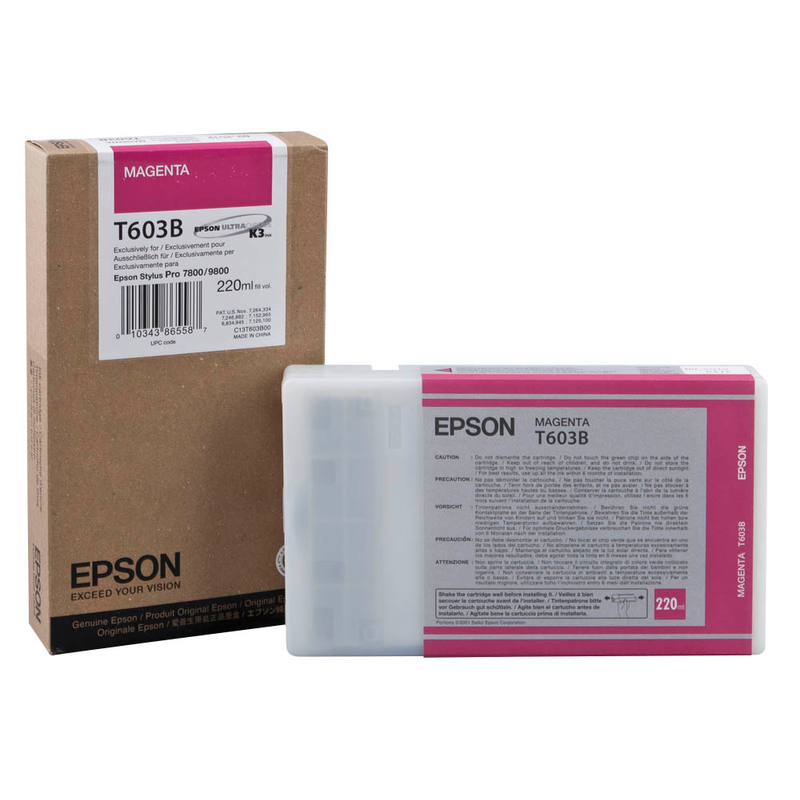 Epson Tintenpatrone magenta HC (C13T603B00, T603B)