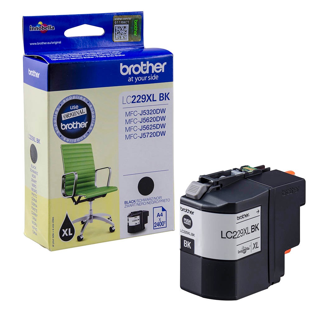 Brother Tintenpatrone schwarz HC (LC-229XLBK)