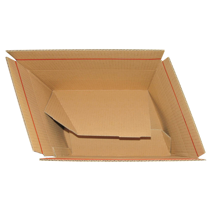 ColomPac® Versandkartons Blitzbodenkartons 31,2 x 22,3 x 14,0 - 22,4 cm, 10 St.