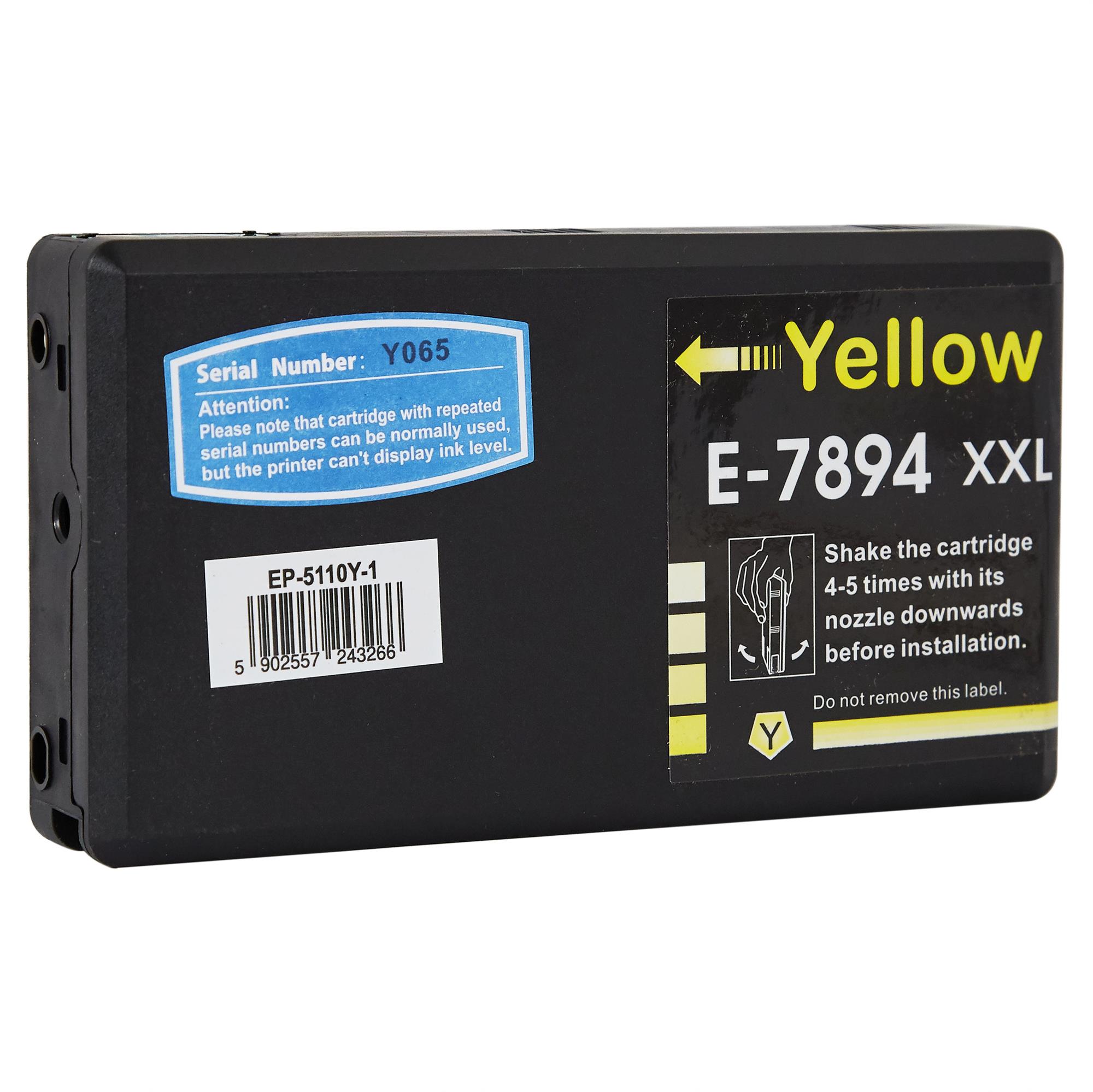 Tonerversum Tintenpatrone gelb HC plus (TV108744) ersetzt T7894
