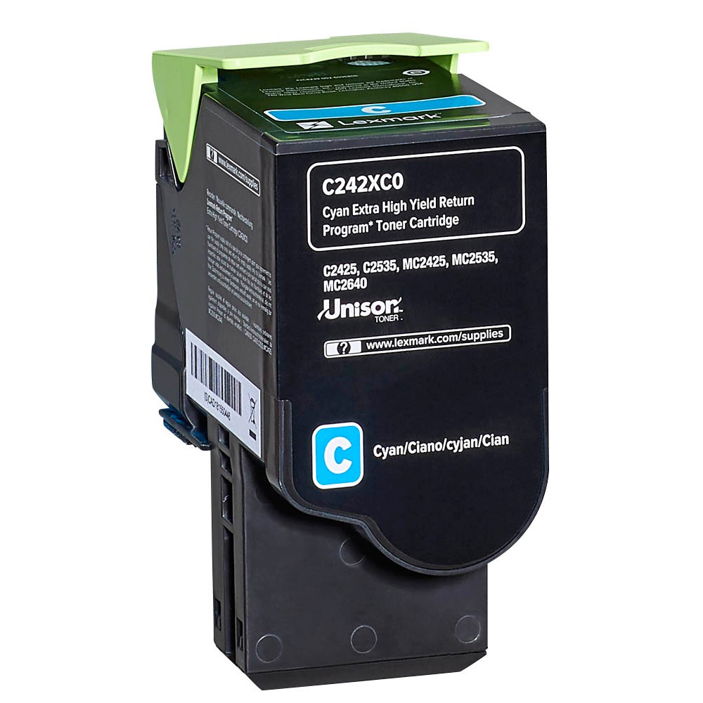 Lexmark C242XC0 Toner Cyan