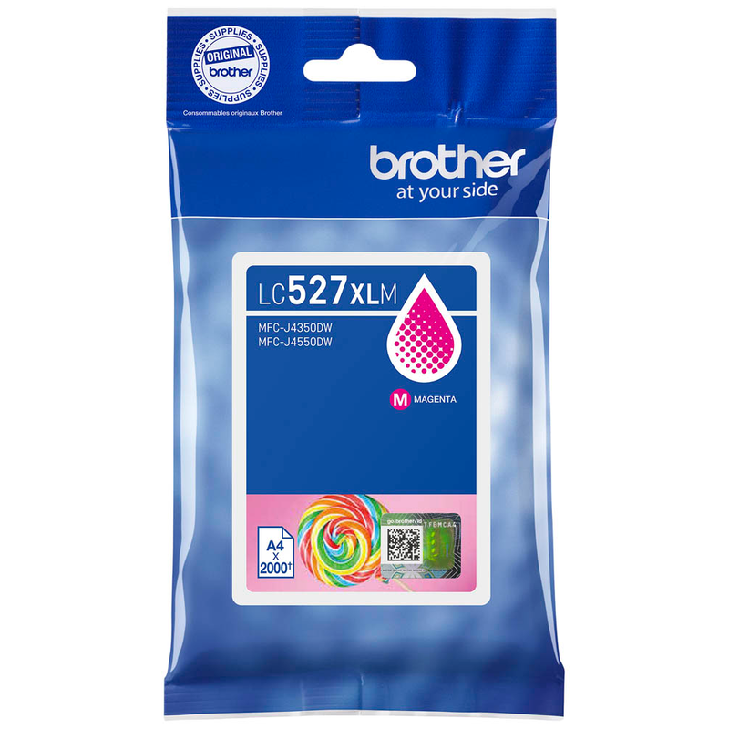 Brother Tintenpatrone magenta HC (LC-527XLM)