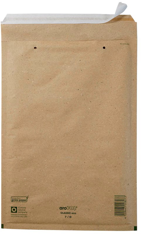 aroFOL® CLASSIC Luftpolstertaschen eco 7/G braun für DIN C4, 100 St.