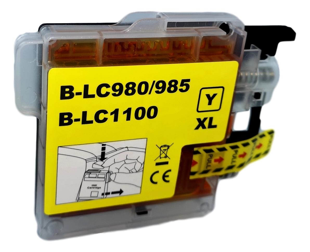 Tonerversum Tintenpatrone gelb (TV108654) ersetzt LC-985Y