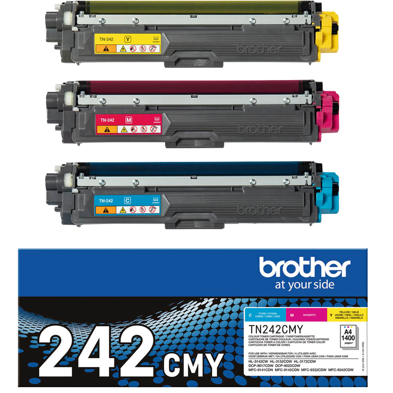 Brother TN-242CMY Toner cyan, magenta, gelb 3er-Set